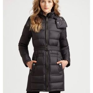 Burberry Black Puffer Coat